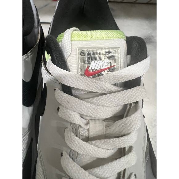 Nike Air Max 1 DB1998-100 White Black Volt Camo Men’s Size 10.5 Sneaker main image 6